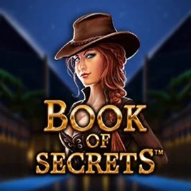Book of Secrets online game logo by SYNOT Games on rollflame.ca