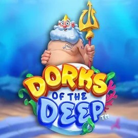 Dorks of the Deep online game logo by Hacksaw Gaming on rollflame.ca