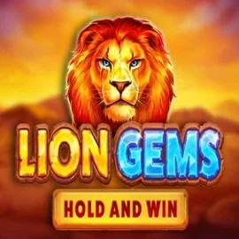 Lion Gems Hold and Win slot visual from Playson available on rollflame.ca