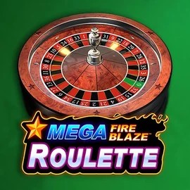 Mega Fire Blaze Roulette slot logo by Playtech at Rollflame Casino
