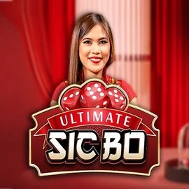 Ultimate Sic Bo slot logo by Ezugi at Rollflame Casino