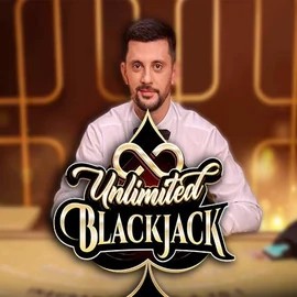 Try Unlimited Blackjack slot by Ezugi on rollflame.ca – logo image