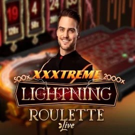 XXXtreme Lightning Roulette slot icon by Evolution, available at Rollflame Casino